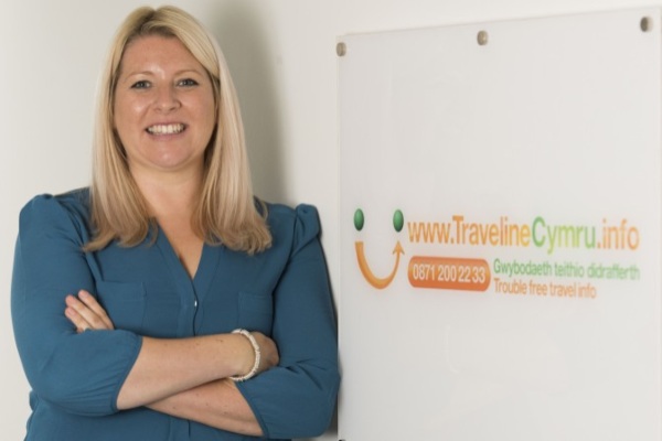 Jo Foxall, operations director at Traveline Cymru