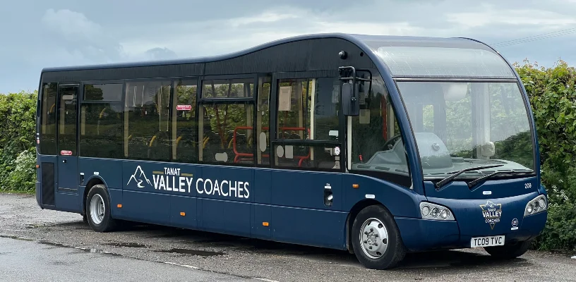 Tanat Valley Coaches bus