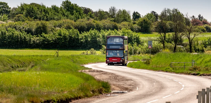 Go East Anglia Hedingham Bus in Mersea