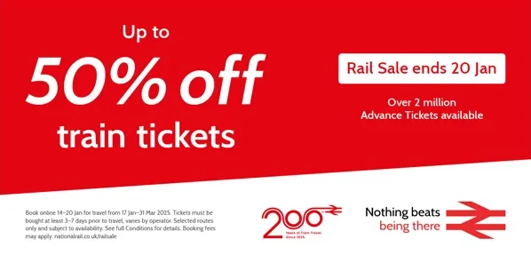 National rail sale 2025 advert image